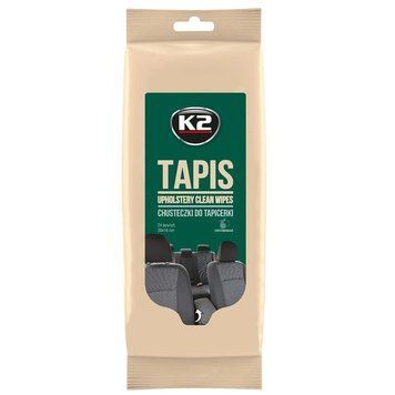 Серветки вологі K2 Tapis Upholstery Clean Wipes 24шт. 5906534019219 фото