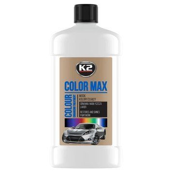 Поліроль кузова кольорова K2 Color Max білий 500мл 5906534005694 фото