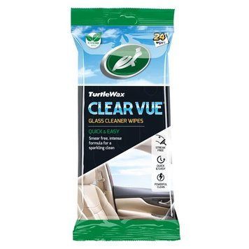 Серветки вологі TURTLE WAX Clearvue Glass Cleaner Wipes 24шт. 5010322540981 фото